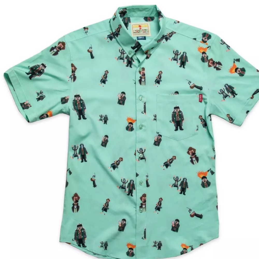 Home Alone ''Wet Bandits'' RSVLTS Short Sleeve Shirt with KUNUFLEX